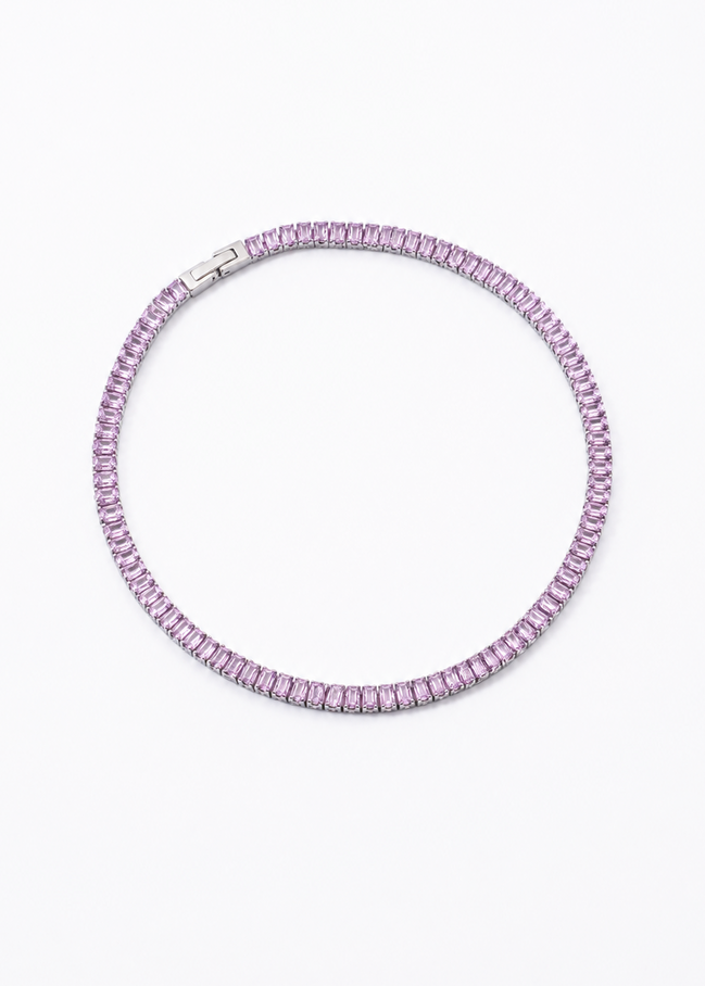 Colier Tennis Pink