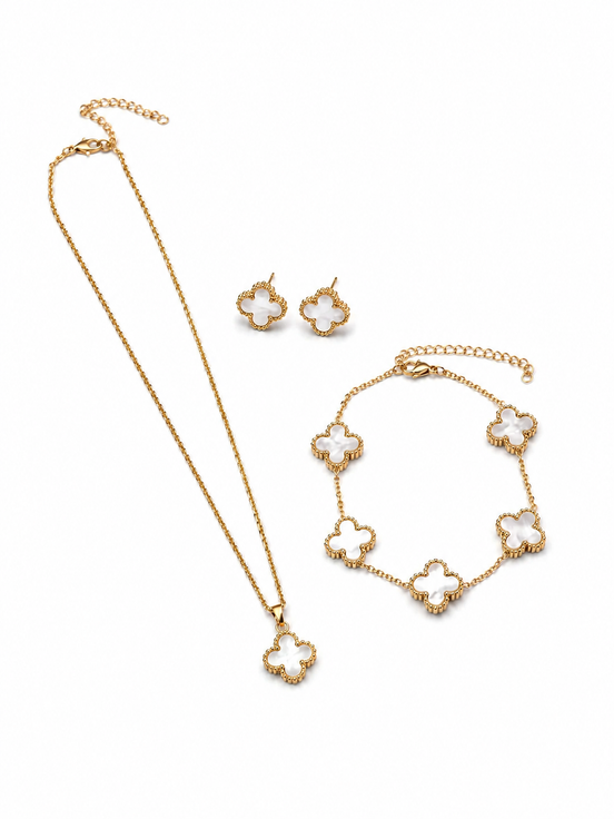 Set Flower White