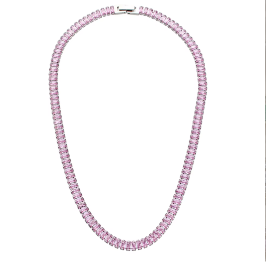 Colier Tennis Pink Aura