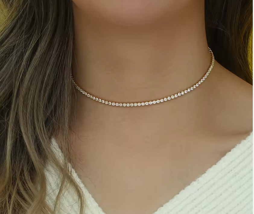 Colier Tennis Aria aur de 18K